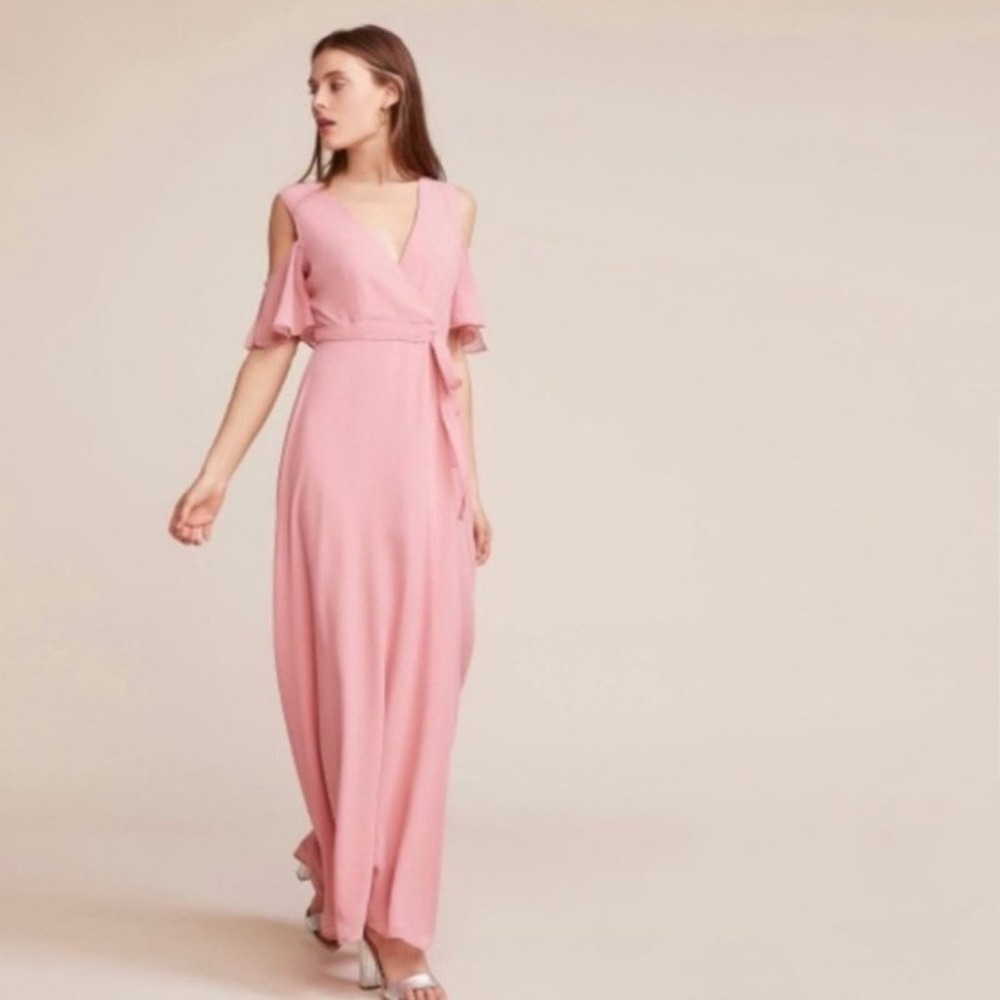 BB Dakota RSVP Cross My Heart Dress Melon Sorbet S